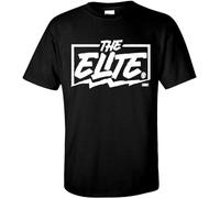 The Elite Progress Bullet Club Wrestling Men Cotton T-Shirt Short Sleeve Black Clothes Tees XL