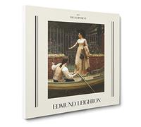 The Elopement By Edmund Leighton Canvas Print | Gallery Wrapped 30mm Frame Wall Art | 14x14 inches | Ready to Hang | Classic Picture | Living Room Bedroom Lounge Office