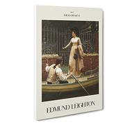 The Elopement Edmund Leighton Canvas Print | Gallery Wrapped 30mm Frame Wall Art | 30x20 inches | Ready to Hang | Contemporary Picture | Living Room Bedroom Lounge Office