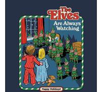 The Elves Are Always Watching Unisex T-Shirt - Navy - M - Navy