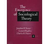 The Emergence of Sociological Theory (Sociology-Upper Level) (Sociology-Upper Level S.)