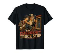 The Emergency Truck Stop Funny Trucker Humor Value Graphic T-Shirt