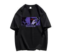The Eminence Shadow T-Shirt Unisex Anime Print Casual Round Neck Short Sleeve Retro Harajuku CID Kagenou Tee Oversized Top