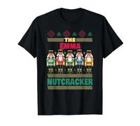 The Emma Nutcracker Funny Emma Christmas Value Graphic T-Shirt, Men, Black, L