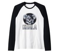 The Emo Koala Who Gets It Raglan Baseball Tee
