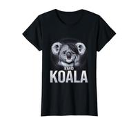 The Emo Koala Who Gets It Value Graphic T-Shirt, Women, Black, L