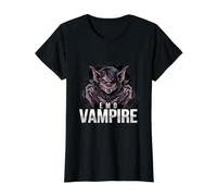 The Emo Vampire Aesthetic Value Graphic T-Shirt, Women, Black, S