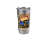 The Emotional Dumpster Fire Tarot Card Stainless Steel Insulated Tumbler