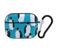 The Emperor Penguins Pattern Cover Suitable for Airpods Pro 2 Black