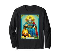 The Emperor Tarot Card Art Long Sleeve T-Shirt