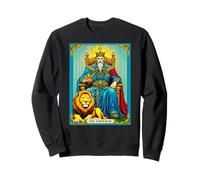 The Emperor Tarot Card Art Sweatshirt