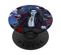 The Emperor Tarot Card Halloween Bram Stoker Count Dracula PopSockets Swappable PopGrip