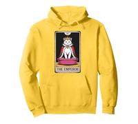 The Emperor Tarot Card Mystic Cat Litter Box Funny Cat Pullover Hoodie