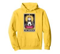 The Emperor Tarot Card Mystic Cat Litter Box Funny Cat Pullover Hoodie