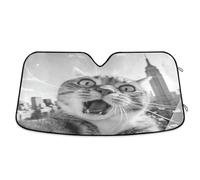 The Empire State Building Cat Selfie Visor for car Windshield Foldable Sun Protector as seen on tv Products tapa sol para Autos