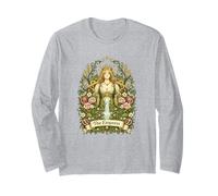 The Empress Tarot Card Botanical Goddess Long Sleeve T-Shirt
