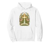 The Empress Tarot Card Botanical Goddess Pullover Hoodie