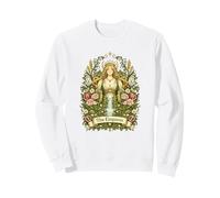 The Empress Tarot Card Botanical Goddess Sweatshirt