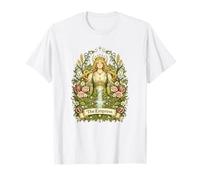 The Empress Tarot Card Botanical Goddess T-Shirt