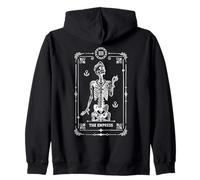 The Empress Tarot Card Feminism Astrology Skull Zip Hoodie