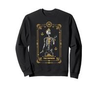 The Empress Tarot Card Skull Women Sweatshirt