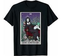 The Empress Tarot Card Vampire Gothic Horror Witch Men T-Shirt Size M Black