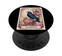 The Empress Tarot - Raven Abundance & Nature PopSockets Adhesive PopGrip