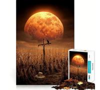 The Empty Cross 1000 Piece Jigsaws for Adults Puzzle Intellect Toy Relaxing Fun Quality Cut Fine Art Piece (38x52cm)