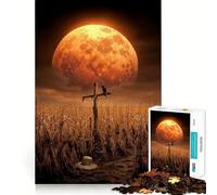 The Empty Cross 1000 Pieces Jigsaw Puzzles for Teenagers Cognitive Toy Gentle Leisure Pattern Assembly Fine Art Piece (38x26cm)