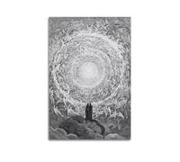 The Empyrean, Dante's The Divine Comedy by Gustave Dore Art Poster Wall Art Canvas Aesthetic Music And Movie Decoration Living Room Bedroom 24x36inch(60x90cm) Unframe-style