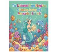 The Enchanted Deep Kingdom: A Coloring Journey with Mermaids & Seashells.: Your Portal to Undersea Wonder & Creativity