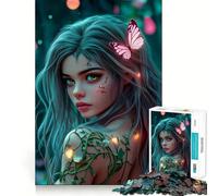 The Enchanted Forest Muse Jigsaw Puzzles for Adults 1000 Pieces Brain Challenge Toy Quiet Fun Precise Cut Wall Art Decor (50x75cm)