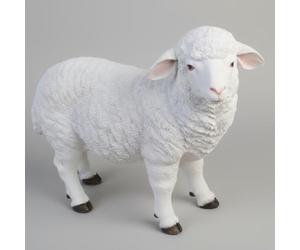 THE ENCHANTED GARDEN Standing Sheep Garden Ornaments Outdoor Decor Farm Animals Home Resin Decoration Accessories Gardening Gifts