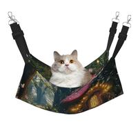 The Enchanted Garden, The Enchanted Forest Printed Pet Hammock - Sleeping Hammock For Cats, Rabbits, Ferrets, Puppies, Small Animals