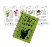The Enchanted Herbalist's Notebook, Herbalist's Recipe Book & Magical Correspondences, Record Your Herbal Recipes, Botanical Magic Journal for Witches & Plant Lovers, Spiral Binding