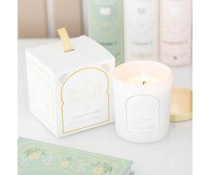 The Enchanted Library Leather, Patchouli & Amber Candle