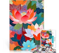 The Enchanted Lotus GardenPuzzle for Adults 1000 Pieces for Educational Game Challenge Toy Educational Game for Birthday, Chrismas 38x26cm