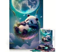 The Enchanted Panda Jigsaw Puzzles for Teenagers 1000 Pieces Logic Sense Toy Calm Fun Smooth Edge Birthday Gift (50x75cm)