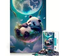 The Enchanted Panda Teenagers 1000 Piece Jigsaw Puzzle Think Smart Toy Bonding Time Smooth Cut Santa Wish List (38x52cm)