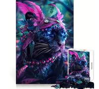 The Enchanted Panther 1000 Pieces Puzzles for Teenagers Boost Recall Relaxing Fun Accurate Edge Thoughtful Gift (38x26cm)