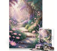 The Enchanted Path Puzzles for Adults 1000 Pieces Brain Challenge Toy Calm Mind Clear Cut Art Collection Piece (50x75cm)