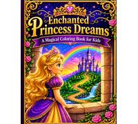 The Enchanted Princess Adventures: Magical Coloring Book for Girls Ages 4-8: 30+ Unique Princess Designs with Castles, Dragons, and Underwater Kingdoms
