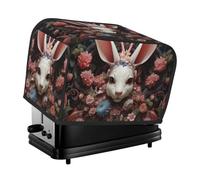 The Enchanted Rabbit toaster cover is suitable for 2 small toaster covers with wide slots and comes with a storage pocket to meet diverse baking needs.