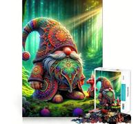 The Enchanters Companion Jigsaw Puzzles for Adults 1000 Piece Memory Boost Cozy Time Pattern Assembly Santa Wish List (50x75cm)