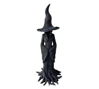 The Enchanting Witch Statue, Witch Statue, Retro Resin Magician Decor,Gothic Halloween Figurine, Funny Magician Mysterious Statues, Dark Fantasy Ornament, Nib Festival Collectible (30CM)