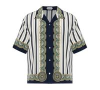 The Encore Printed Silk Shirt - male - Versace - Short Sleeve Shirts - Multicolor - M - Shirts M