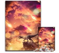 The End of The Dinosaurs Apocalypse 1000 Pieces Puzzle Gifts Challenging Puzzles Interactive Family Game Brain Challenge Educational Toy 1000 PCS(38x26cm)