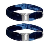 the Endless Long Light of an Alien Dome Adjustable Pet Collar for Small Medium Large Dogs & Cats, Reflective Strip for Night Safety, Soft Comfort Pad