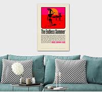 The Endless Summer Movie Art - Canvas Framed Print - Various Sizes (A3 16x12 inches)
