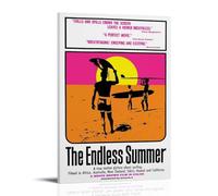 The Endless SummerCanvas Posters for Bedroom Wall Art Decor Posters Prints Art Poster Print Painting Retro Home Wall Decor Picture Bedroom20x30inch(50x75cm) Frame-style